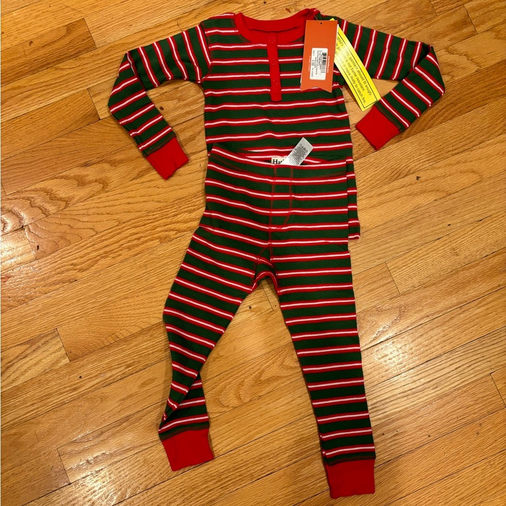 Hatley Christmas pajama set - 3T - NWT